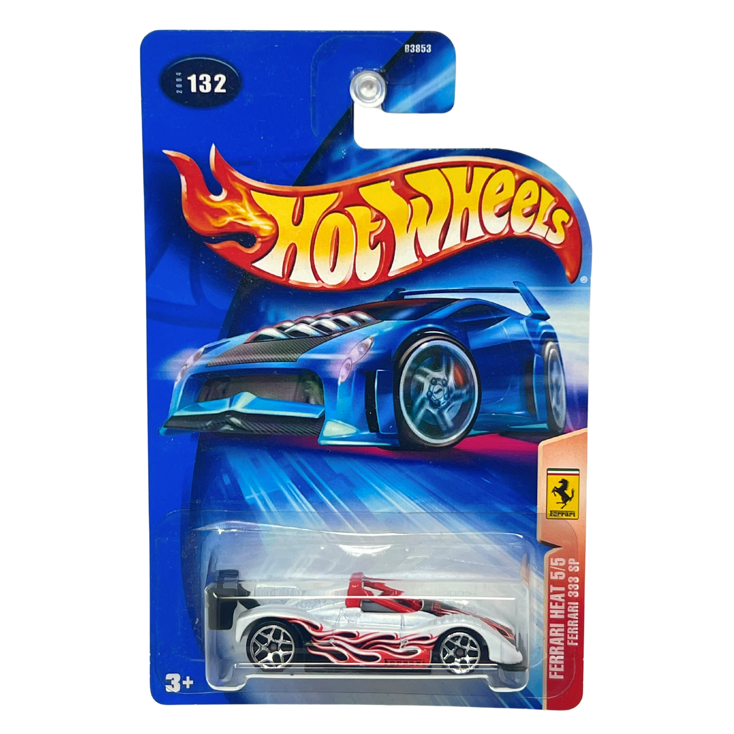 Hot Wheels Ferrari Heat Ferrari 333 SP White European Car 1:64 Diecast