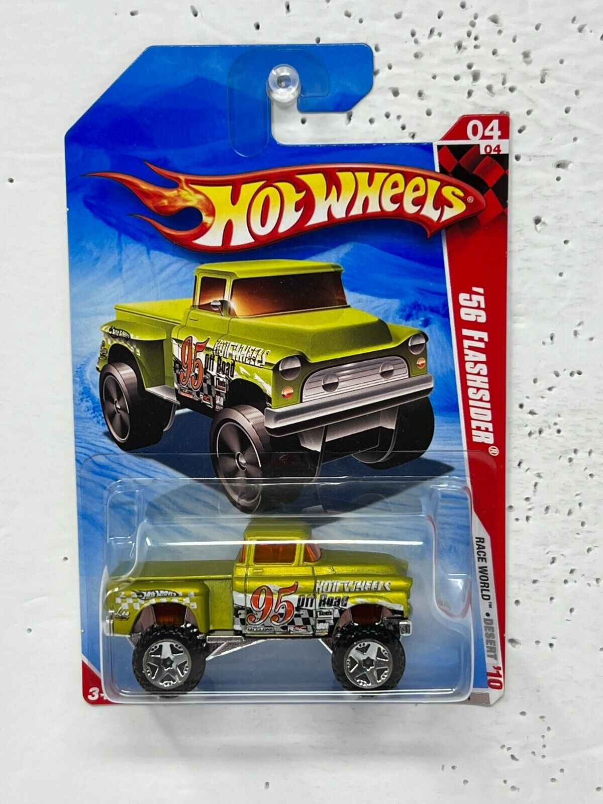 Hot Wheels Race World Desert 1956 Chevrolet Flashsider Truck 1:64 Diecast