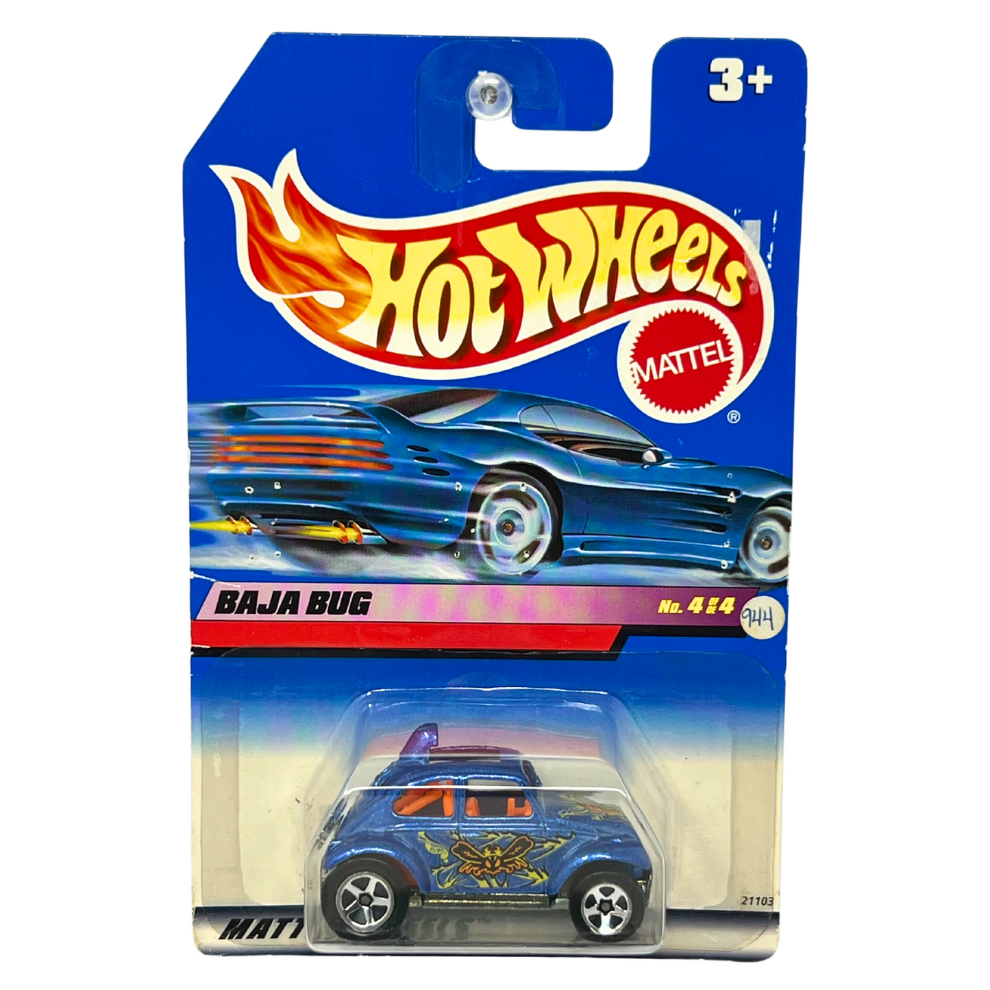 Hot Wheels Buggin' Out Series Volkswagen Baja Bug #944 European Car 1:64 Diecast