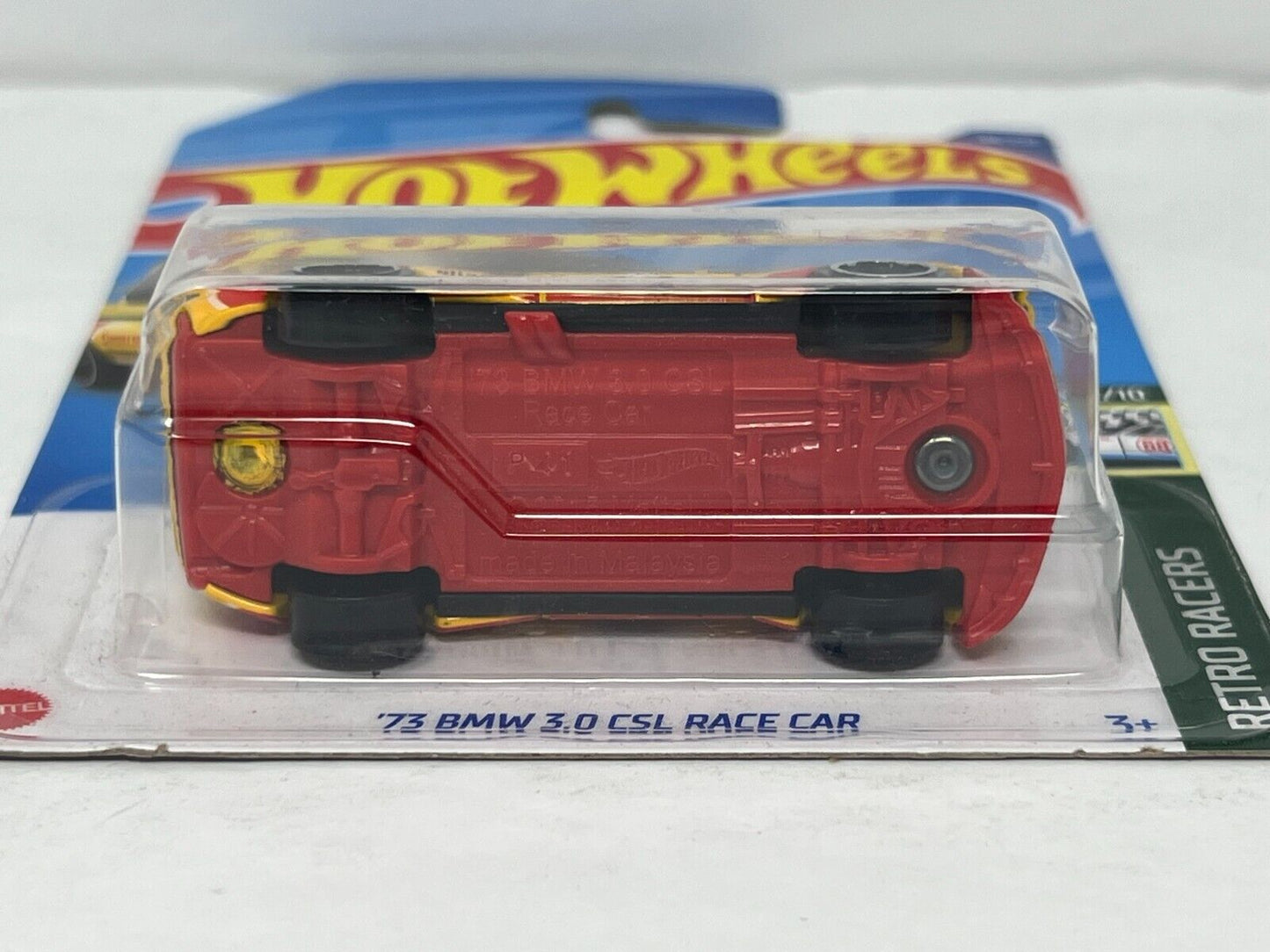 Hot Wheels Retro Racers 1973 BMW 3.0 CSL Race Car European Car 1:64 Diecast