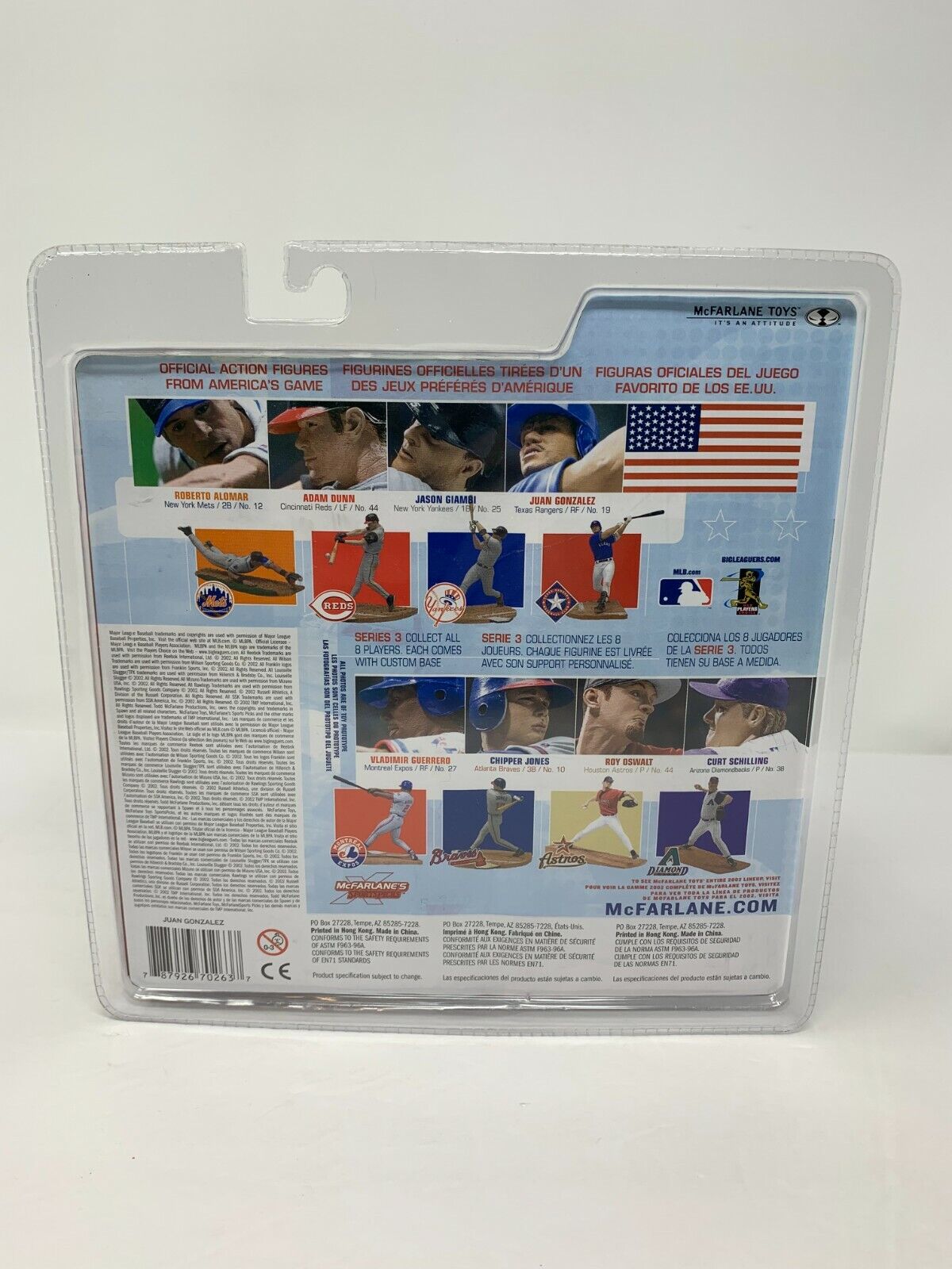 McFarlane MLB Juan Gonzalez Texas Rangers Series 3 Figurine