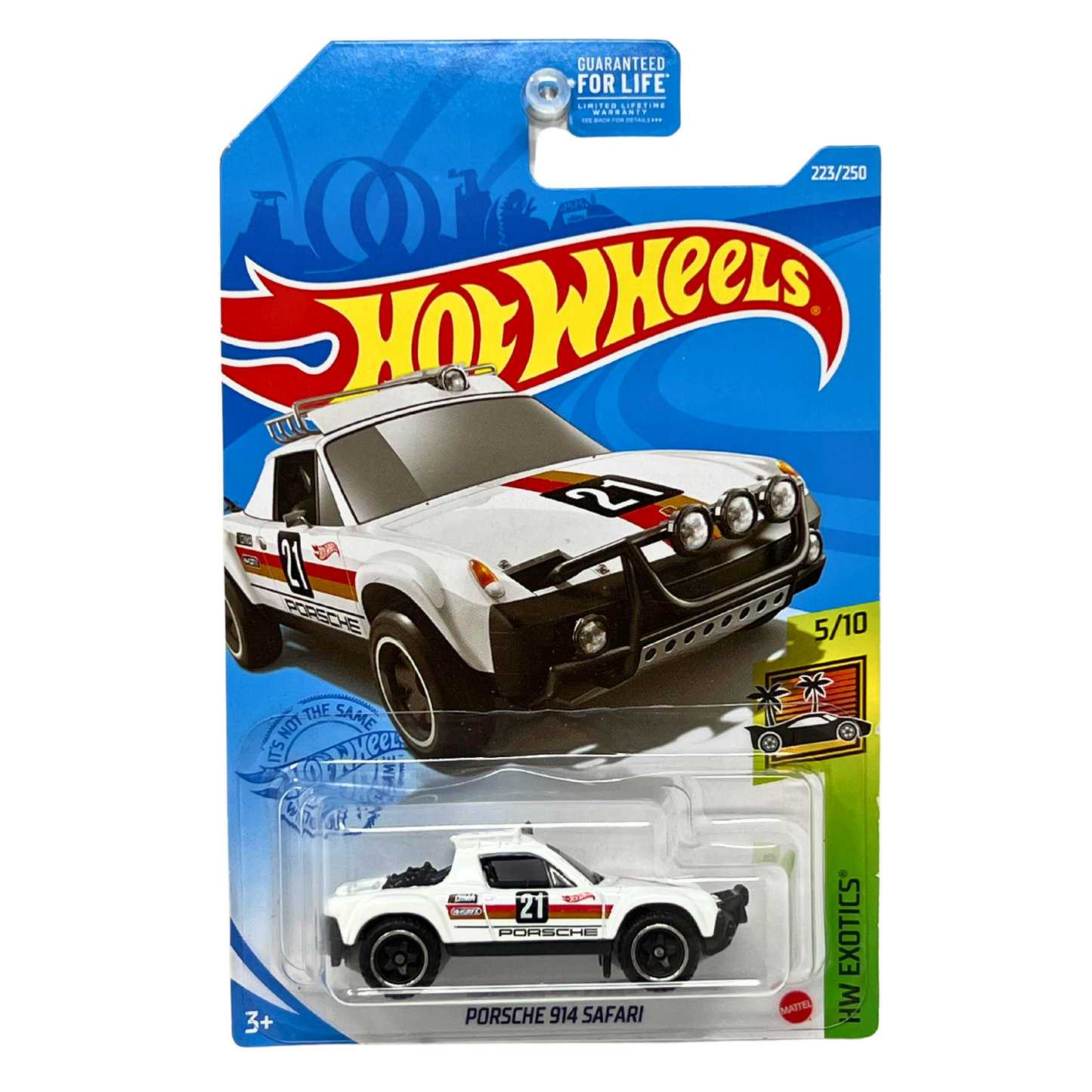 Hot Wheels HW Exotics Porsche 914 Safari White European Car 1:64 Diecast V2
