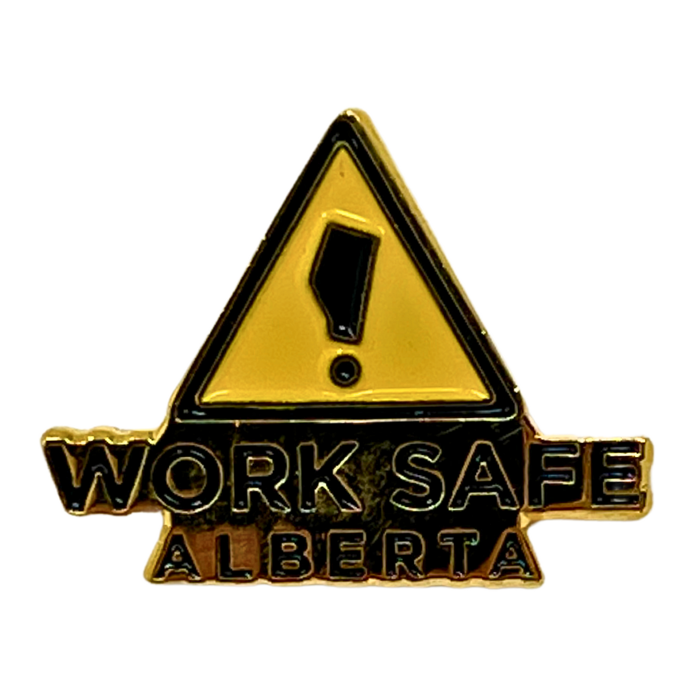 Work Safe Alberta Construction Safety Lapel Pin P2