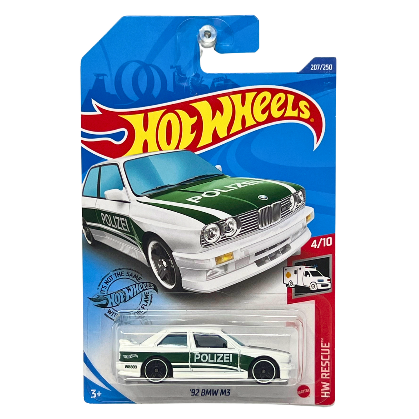 Hot Wheels HW Rescue 1992 BMW M3 European Car 1:64 Diecast V2