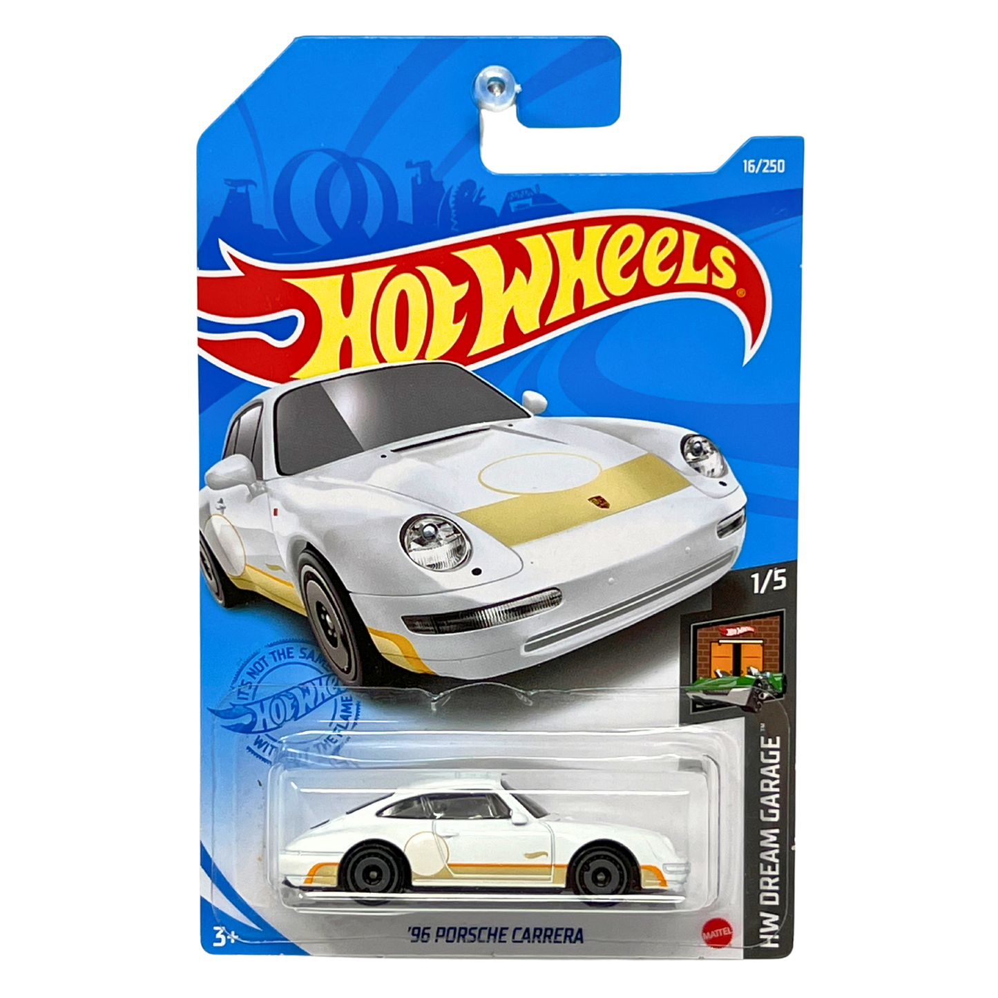 Hot Wheels HW Dream Garage 1996 Porsche Carrera White European Car 1:64 Diecast V2