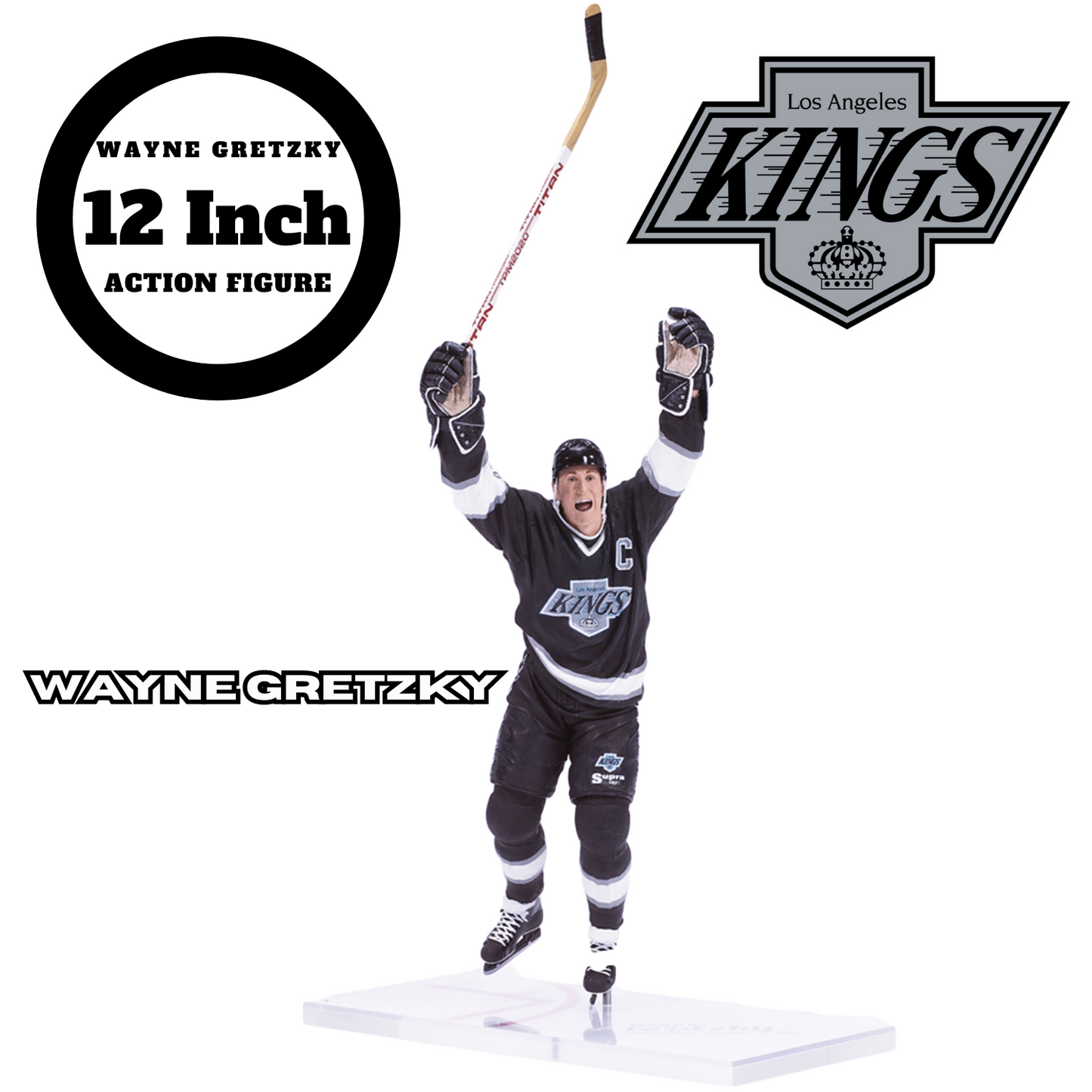 Mcfarlane NHL Wayne Gretzky Los Angeles Kings Legends 12" Inch Figure