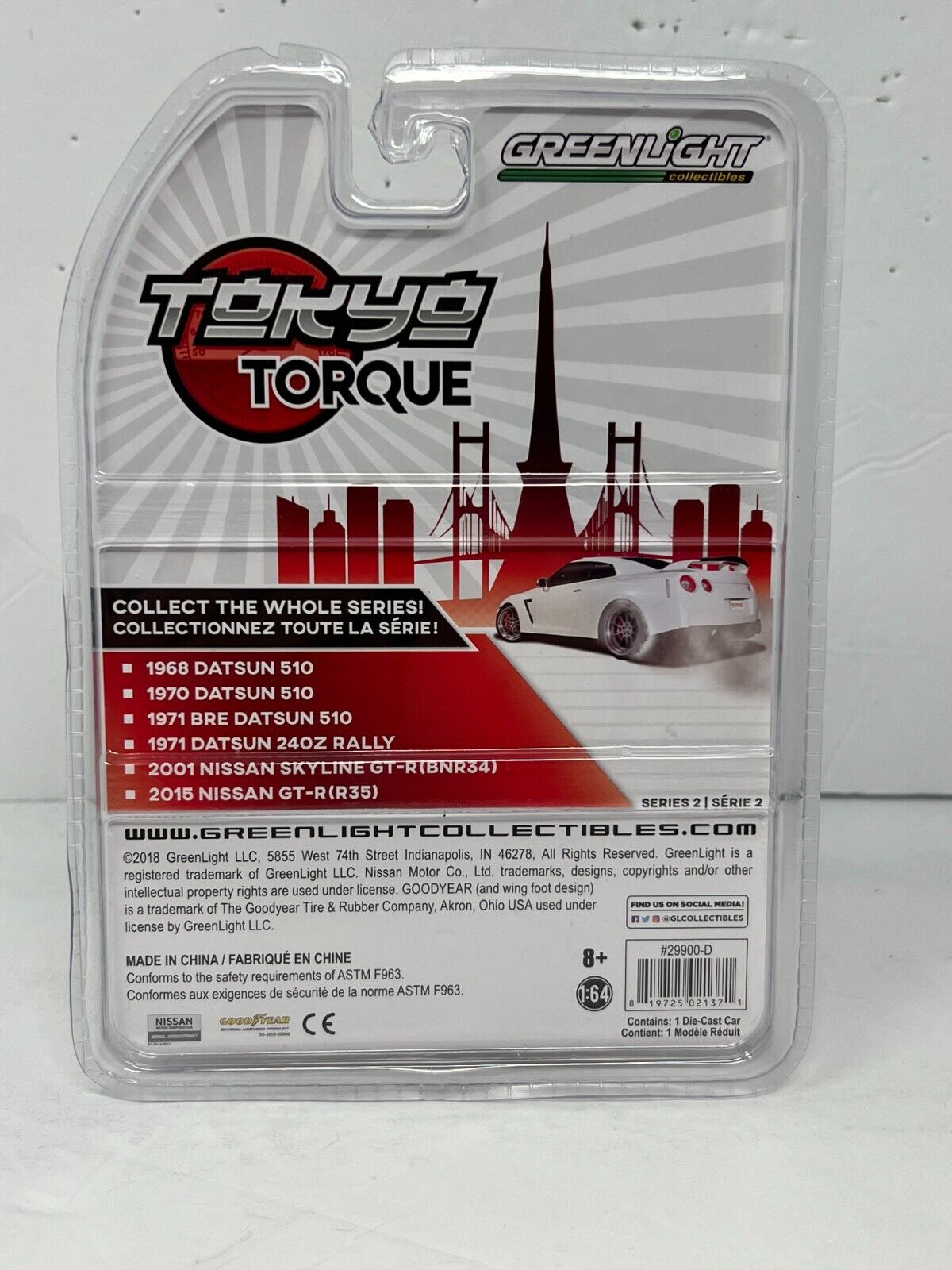 Greenlight Tokyo Torque 1971 Datsun 240z Rally 1:64 Diecast