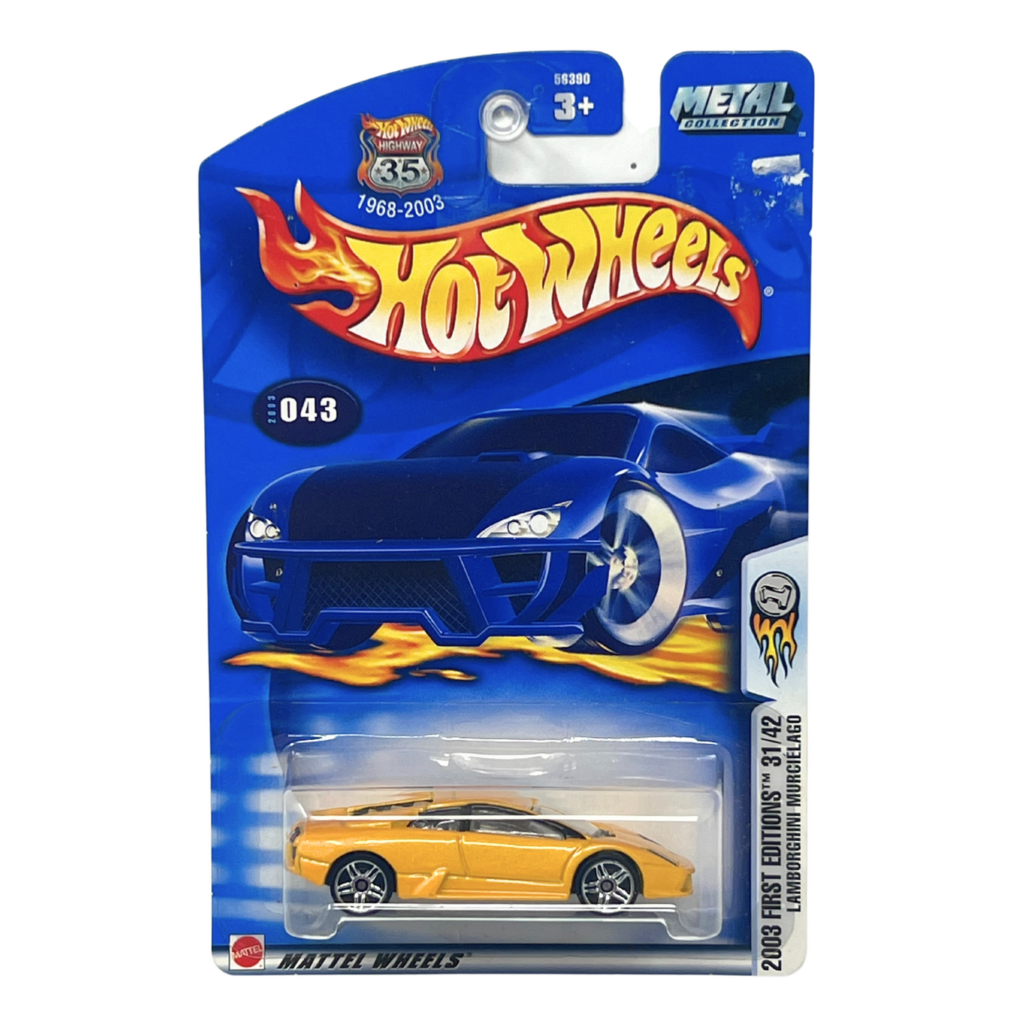 Hot Wheels 2003 First Editions Lamborghini Murcielago European Car 1:64 Diecast