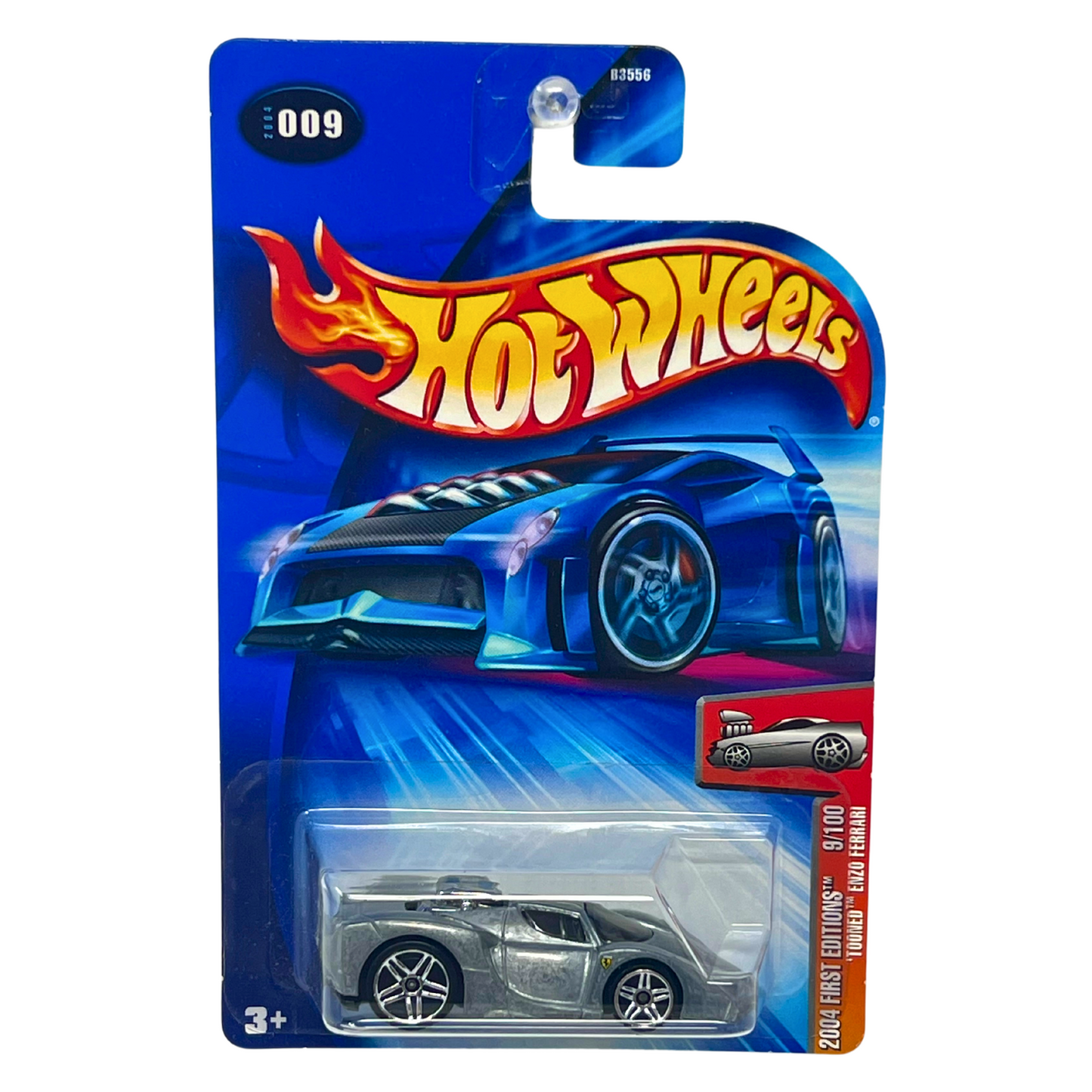 Hot Wheels 2004 First Editions Zamac 'Tooned Enzo Ferrari 1:64 Diecast