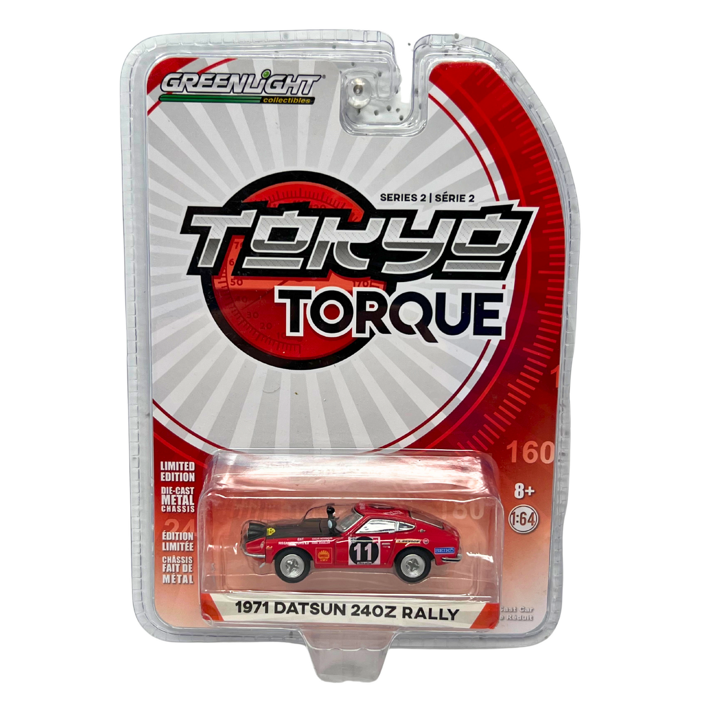Greenlight Tokyo Torque 1971 Datsun 240z Rally 1:64 Diecast