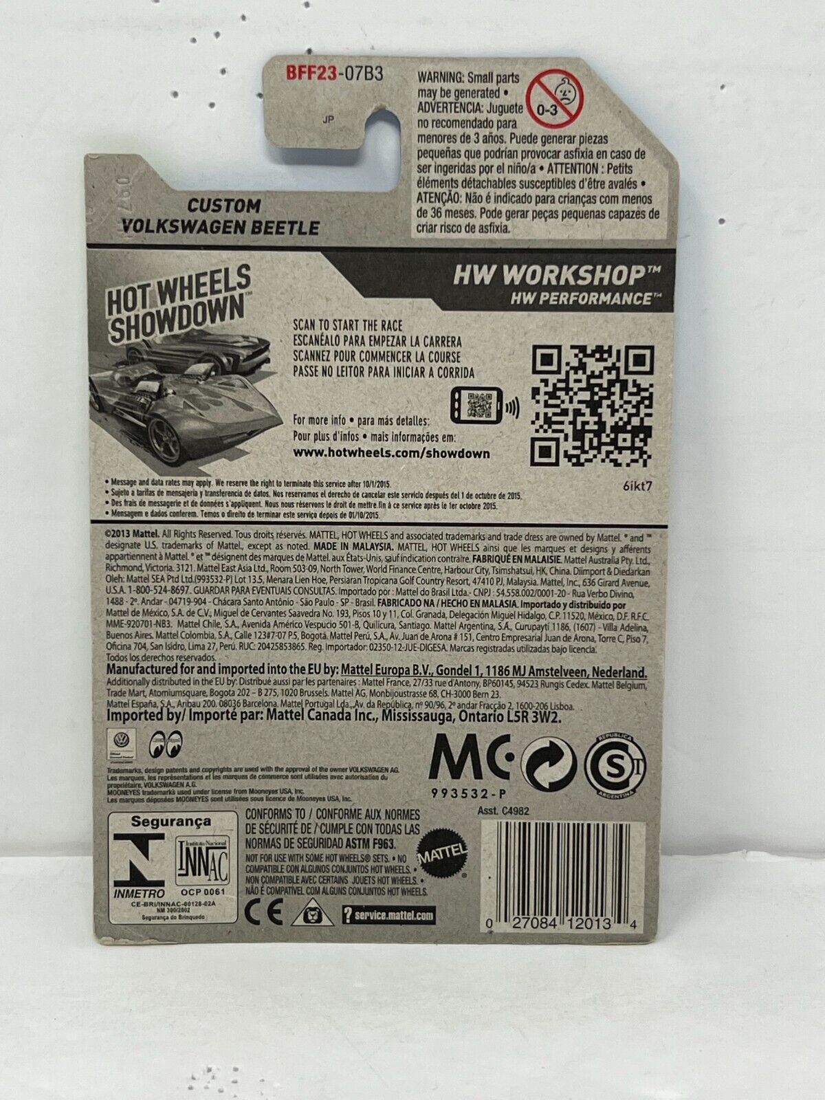 Hot Wheels HW Workshop Moon Eyes Custom Volkswagen Beetle European Car 1:64 Diecast