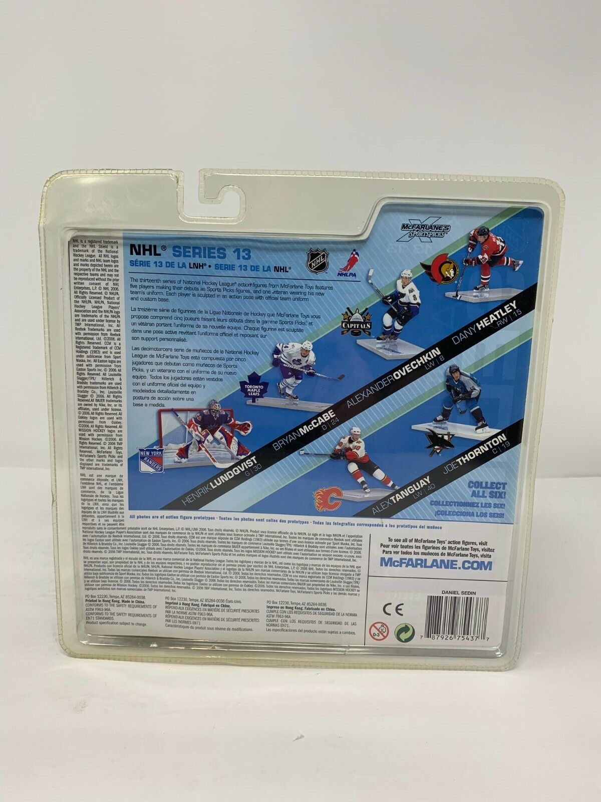 Mcfarlane NHL Daniel Sedin Vancouver Canucks Surprise Chase Series 13 Figure