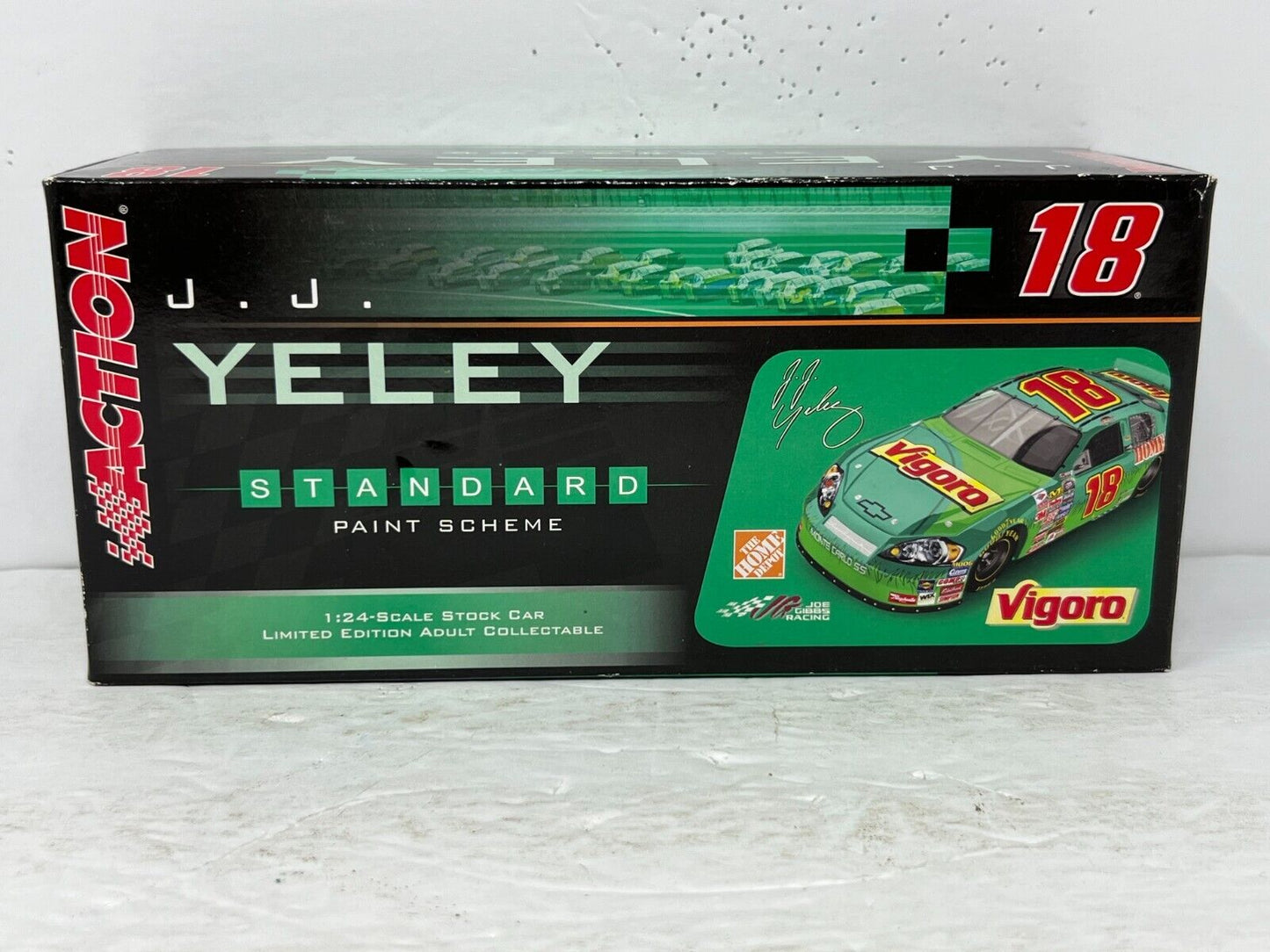 Action Nascar #18 JJ Yeley Vigoro Monte Carlo GM DEALERS (1 of 24#) 1:24 Diecast