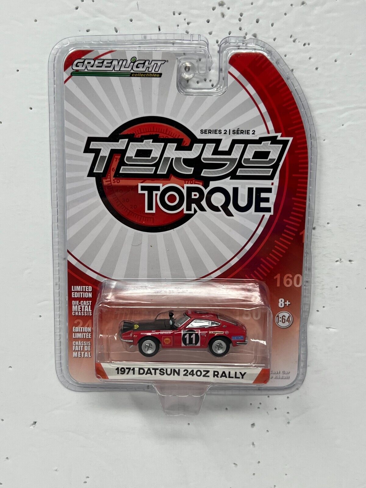 Greenlight Tokyo Torque 1971 Datsun 240z Rally 1:64 Diecast
