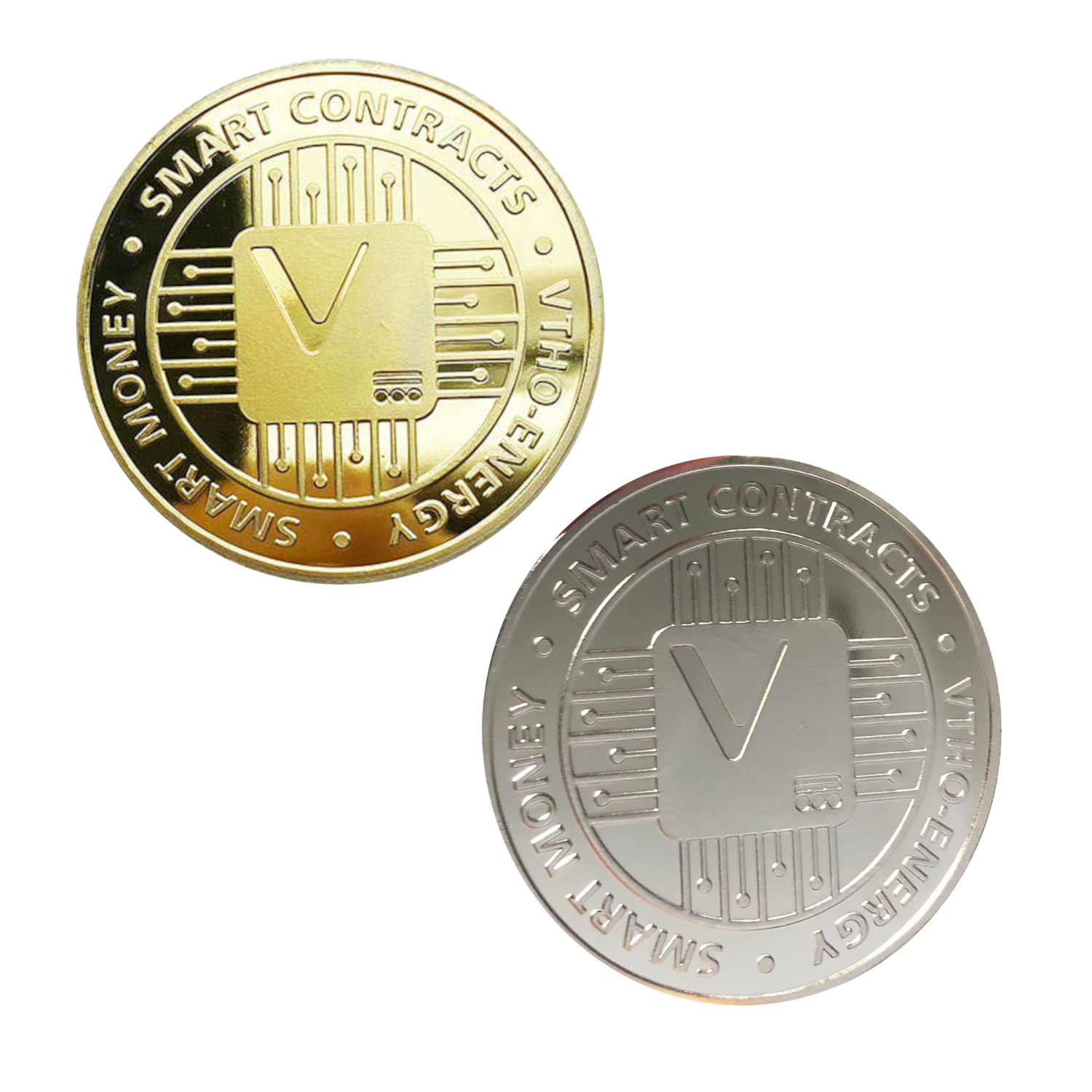 VeChain | VET Physical Crypto Coins Novelty Souvenir Token Gold & Silv –  Wheelers n Dealers A Collectors Paradise
