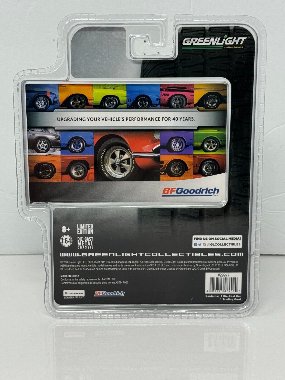 Greenlight 1970 Plymouth HEMI 'Cuda Radial T/A Hobby Exclusive 1:64 Diecast