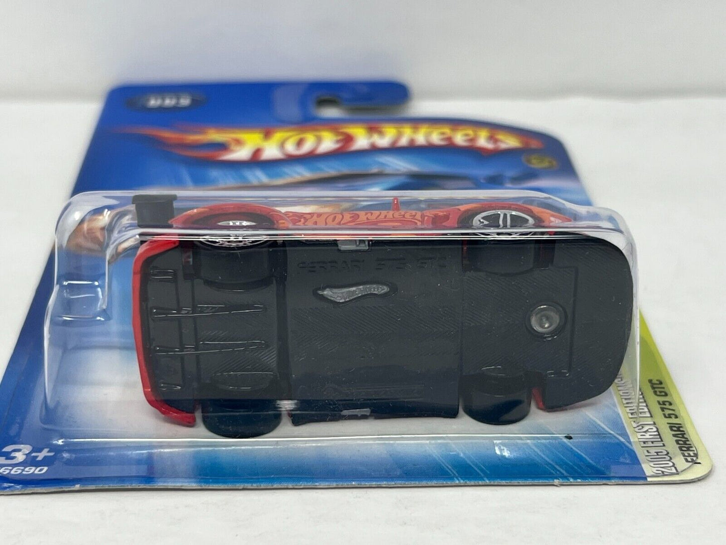 Hot Wheels 2005 First Editions Realistix Ferrari 575 GTC Red European Car 1:64 Diecast Ver. 4