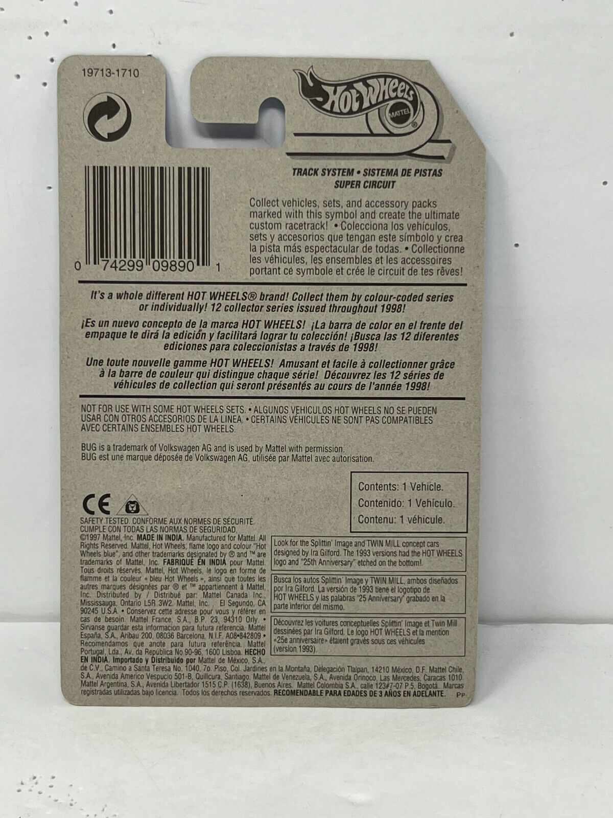 Hot Wheels Volkswagen Baja Bug European Car 1:64 Diecast