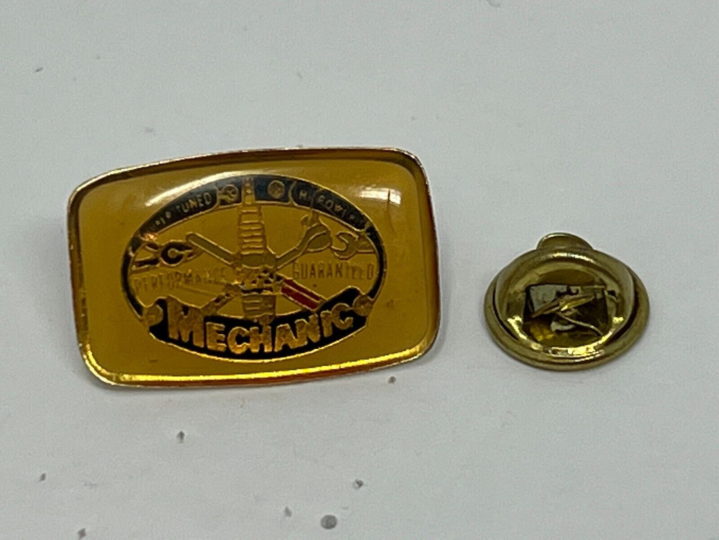 Mechanic Performance Guaranteed Lapel Pin P1