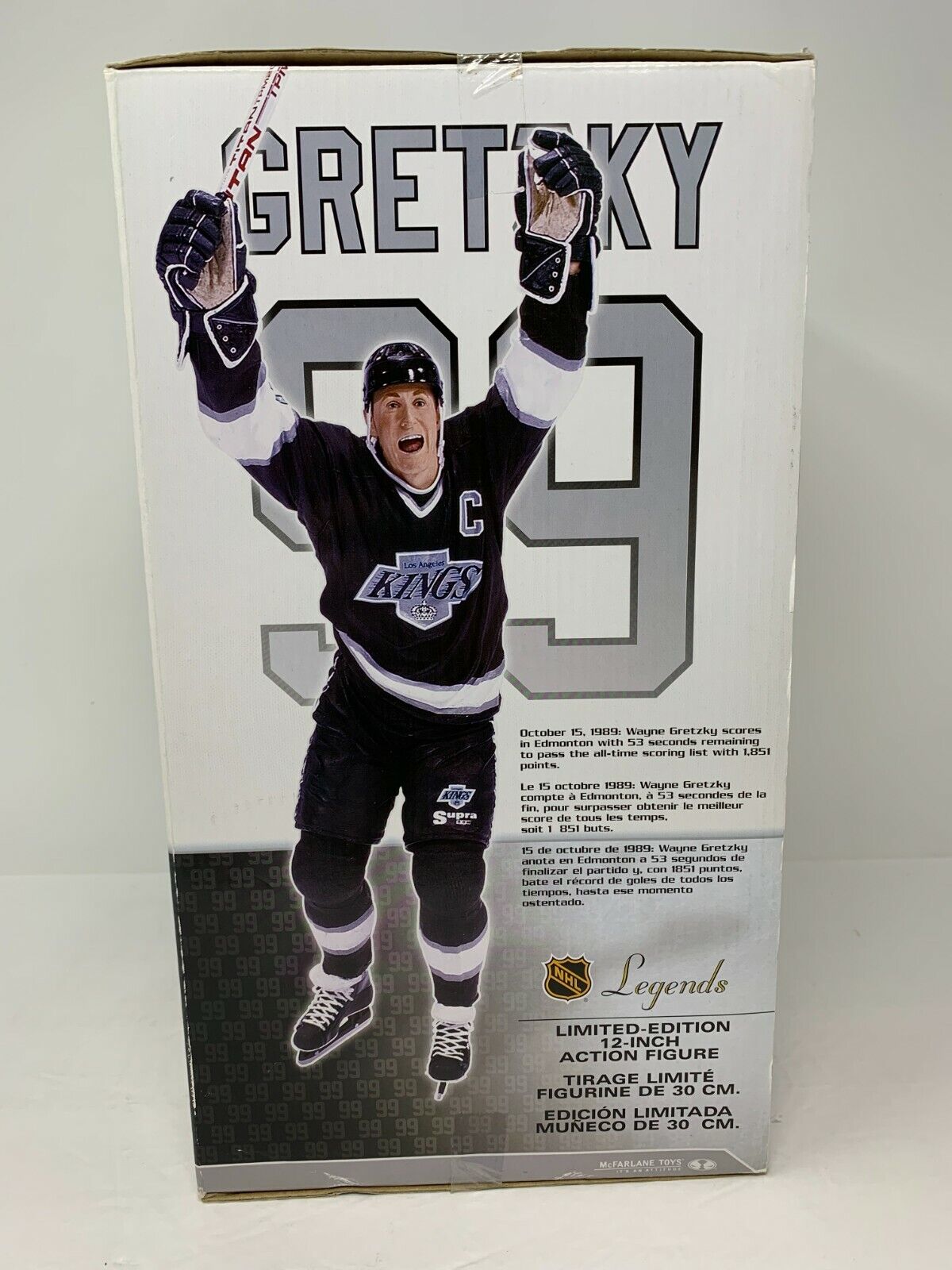 Mcfarlane NHL Wayne Gretzky Los Angeles Kings Legends 12" Inch Figure