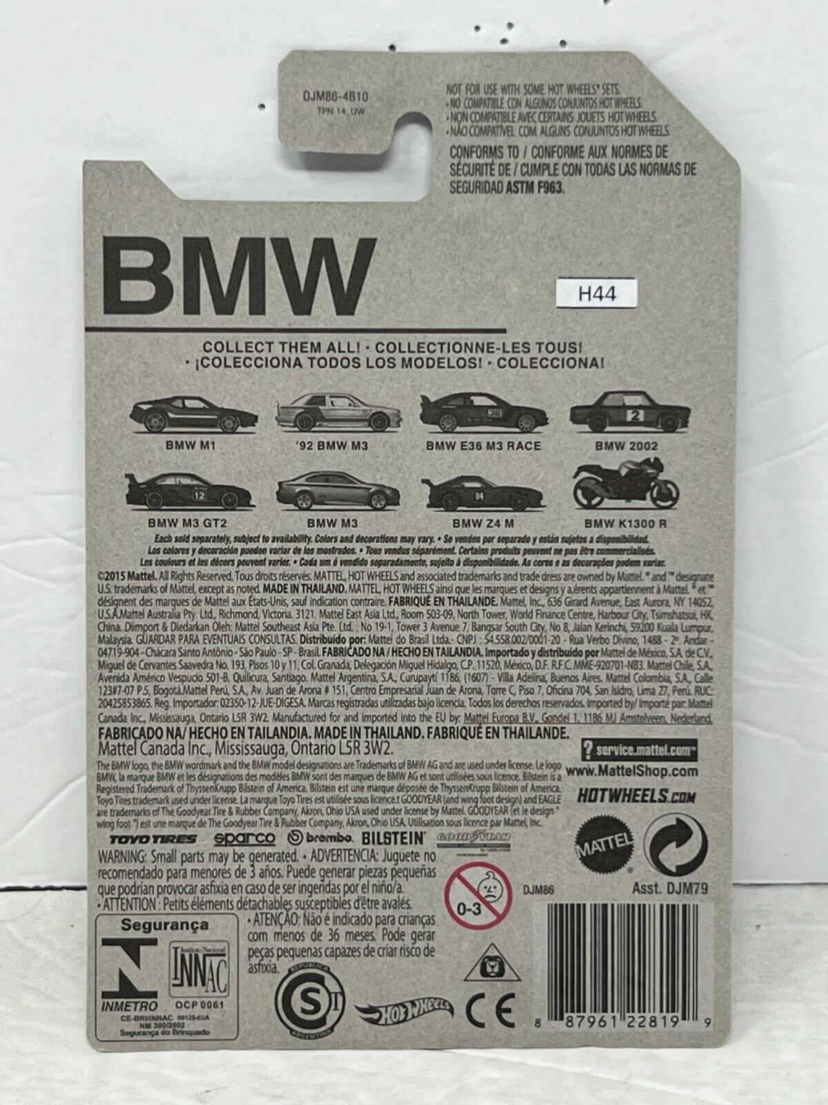 Hot Wheels BMW Series BMW Z4 M European Car 1:64 Diecast