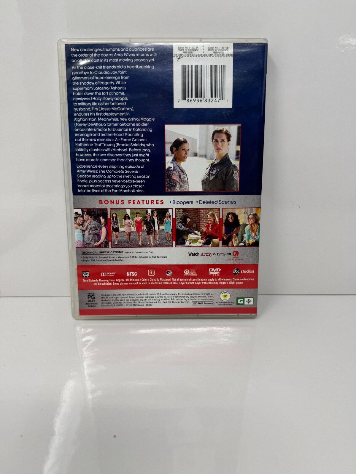 Army Wives: Season 7 (DVD) TV Series Good Condition!!!