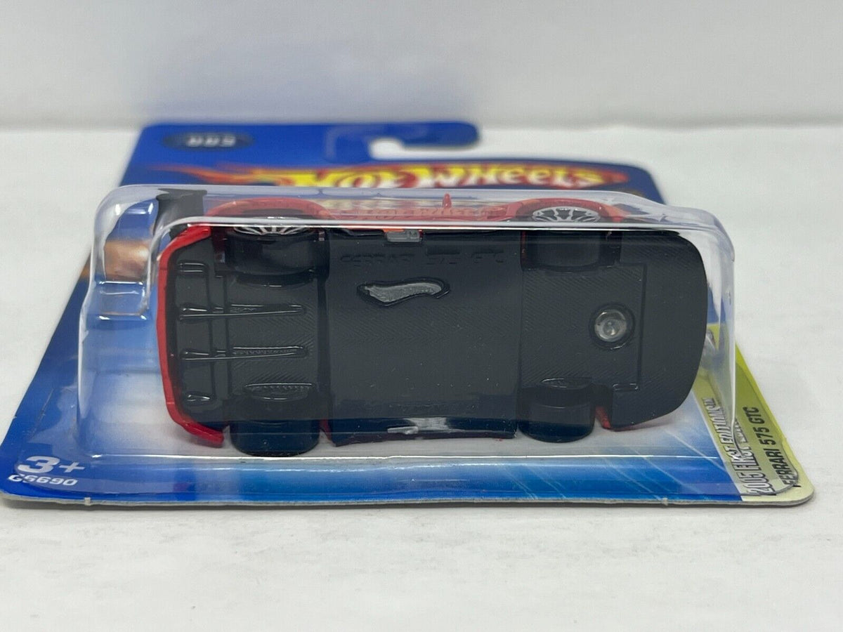 Hot Wheels 2005 First Editions Realistix Ferrari 575 GTC Red 1:64 Diecast