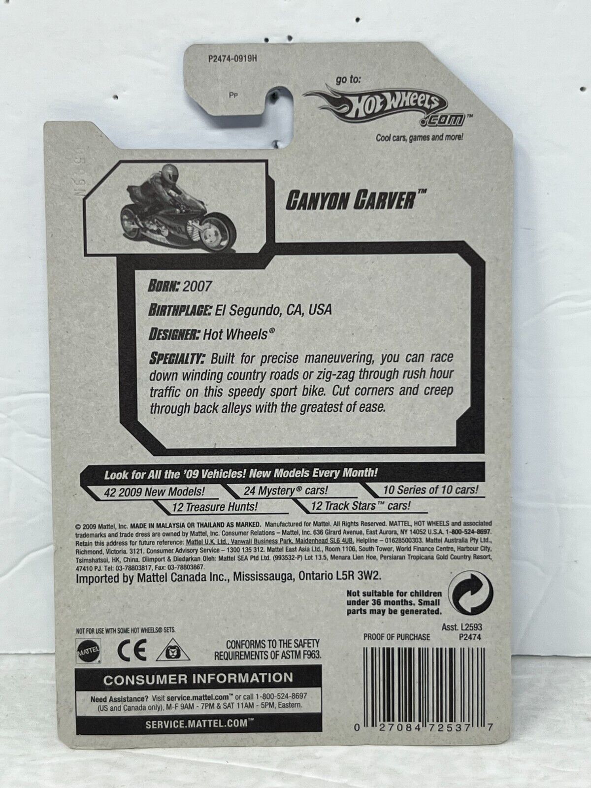 Hot Wheels Dream Garage Canyon Carver Fantasy Cars 1:64 Diecast Factory Sealed