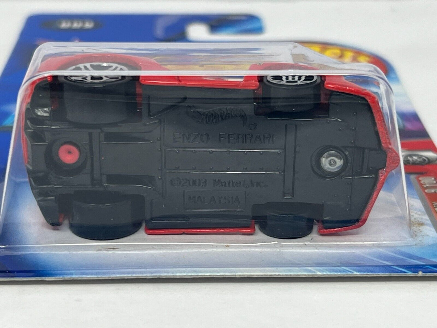 Hot Wheels 2004 First Editions 'Tooned Enzo Ferrari Red European Car 1:64 Diecast