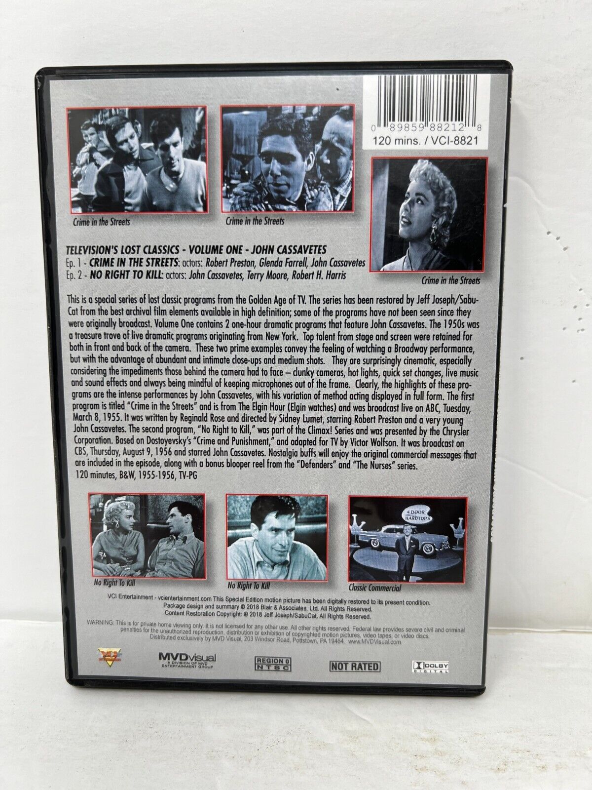 Television's Lost Classics Vol. 1 (DVD) Drama Good Condition!!!