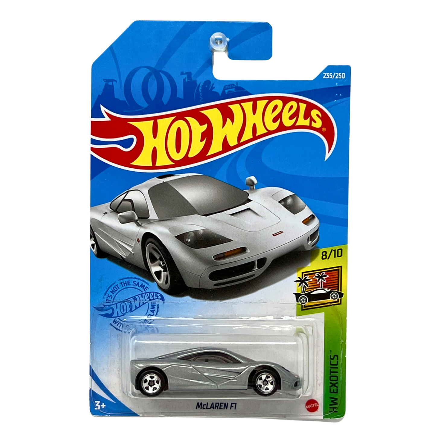 Hot Wheels HW Exotics McLaren F1 Grey European Car 1:64 Diecast