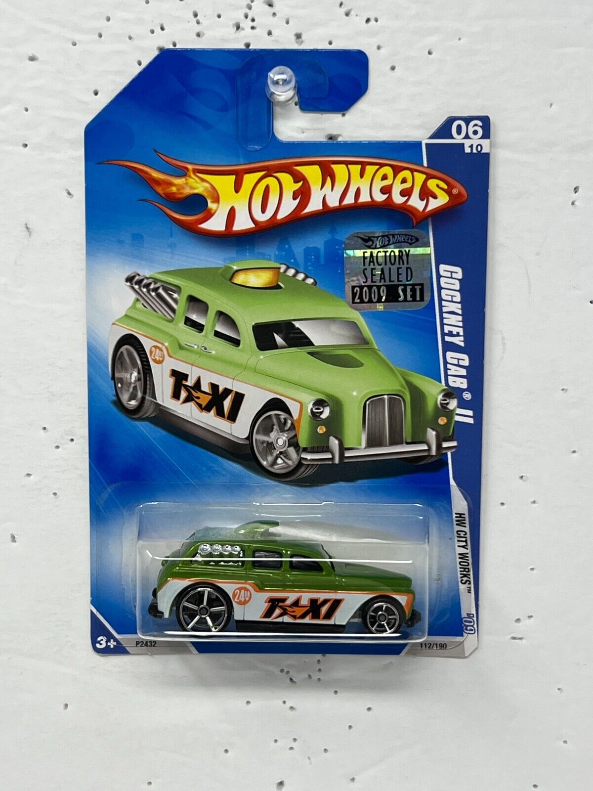 Hot Wheels HW City Works Cockney Cab II Fantasy Cars 1:64 Diecast Factory Sealed