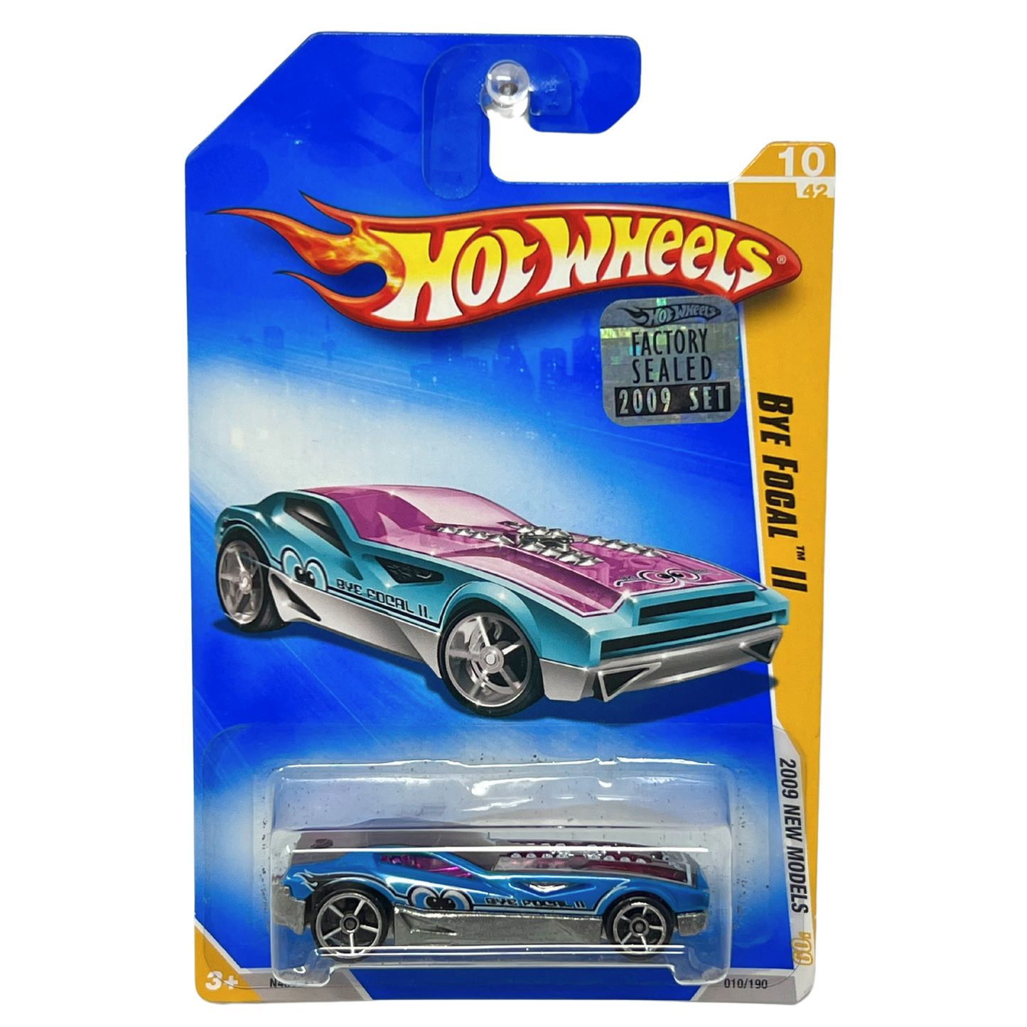 Hot Wheels 2009 New Models Bye Focal II Fantasy Cars 1:64 Diecast Factory Sealed