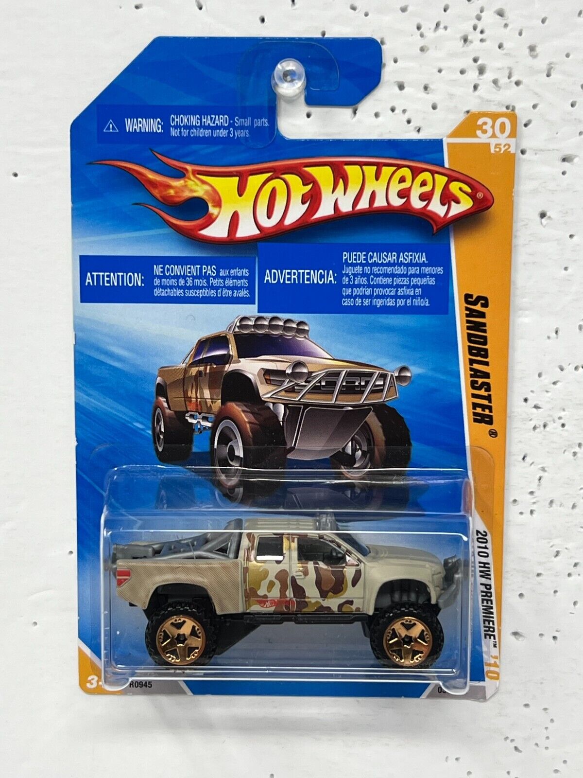 Hot Wheels 2010 HW Premiere Sandblaster Fantasy Cars 1:64 Diecast