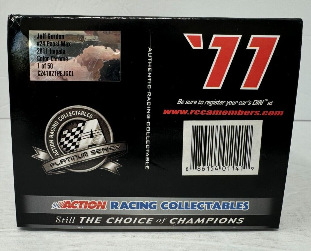Lionel Racing Nascar #24 Jeff Gordon Pepsi Max Impala Color Chrome 1:24 Diecast 1 of 50