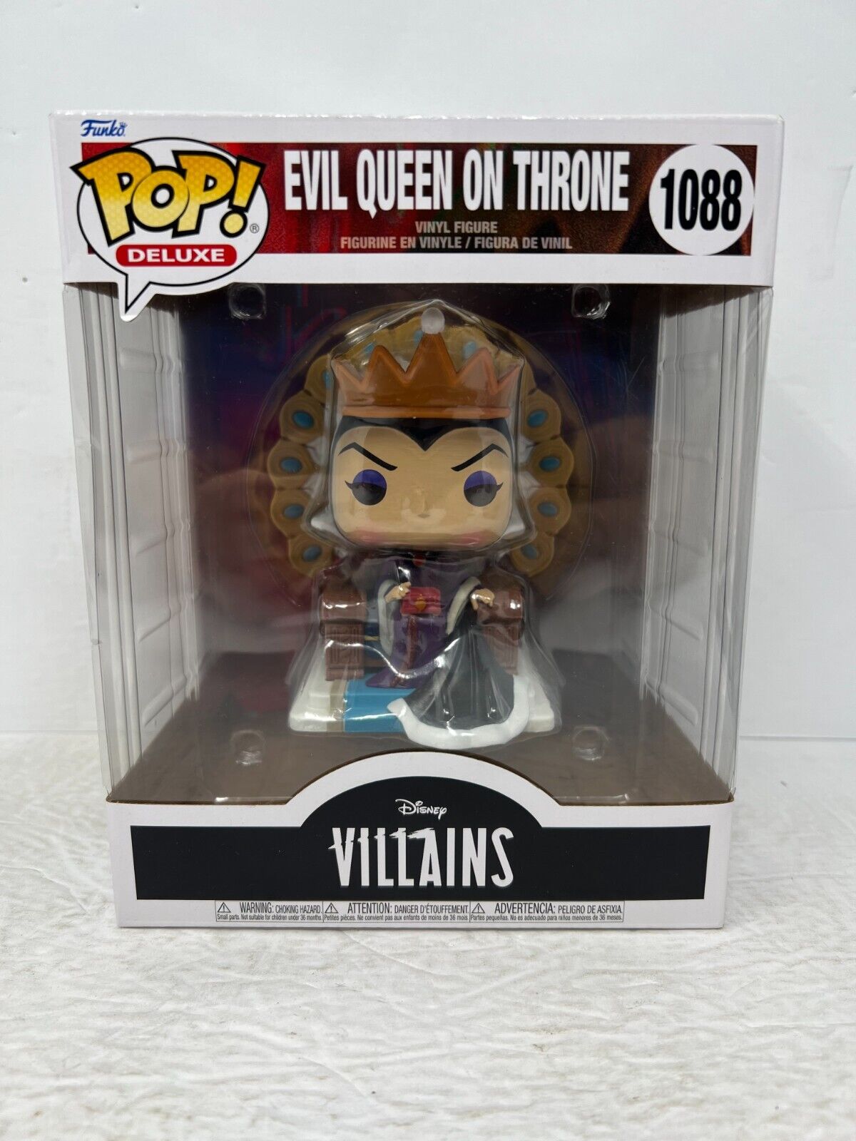 Funko Pop! Deluxe Disney Villains #1088 Evil Queen on the Throne Vinyl Figure