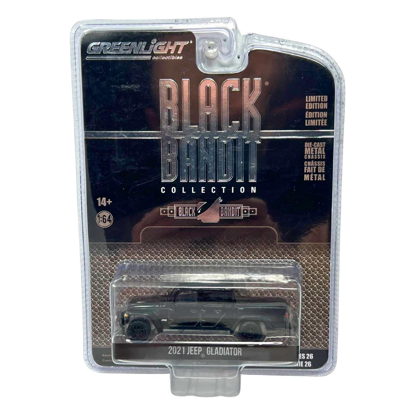 Greenlight Black Bandit 2021 Jeep Gladiator 1:64 Diecast