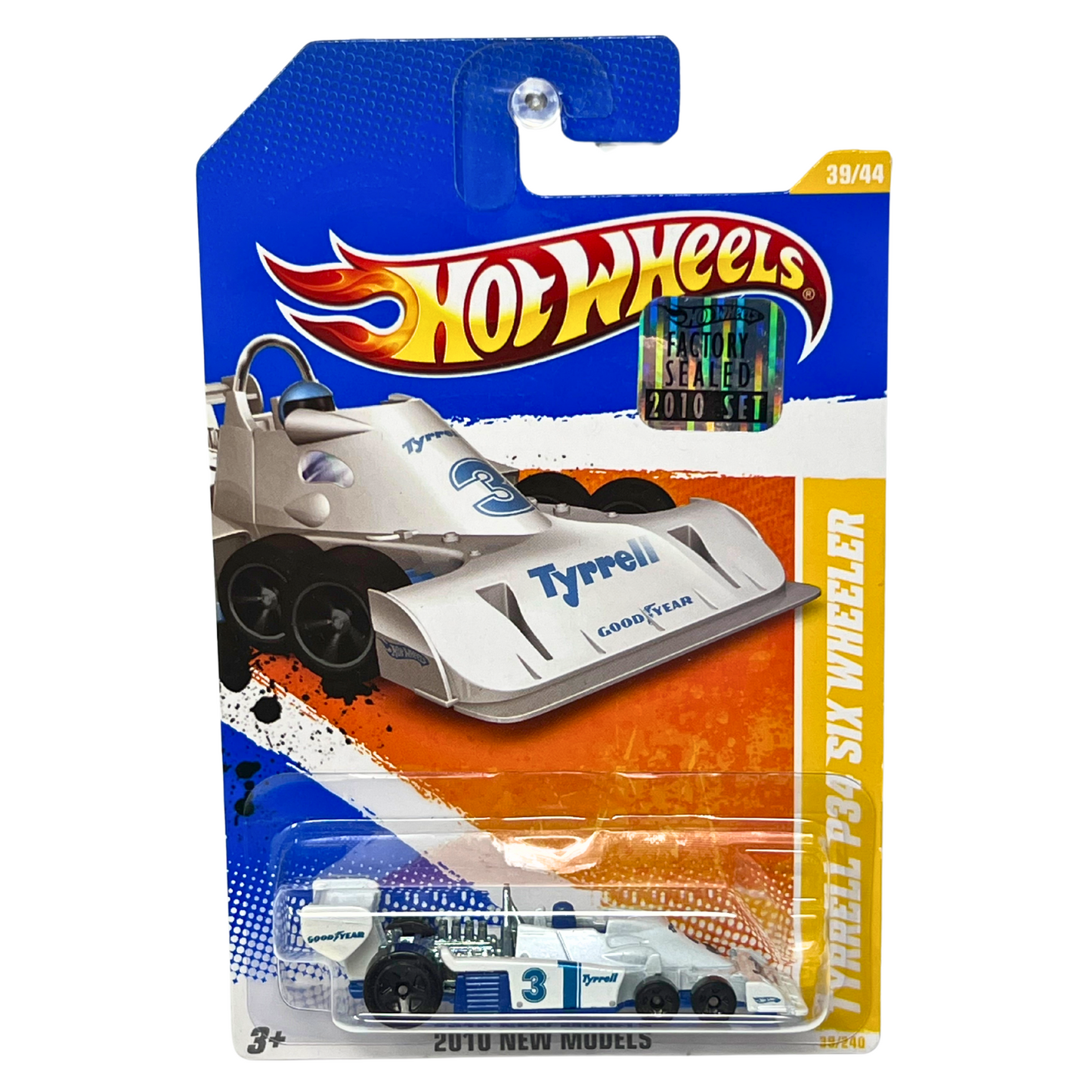 Hot Wheels 2010 New Models Tyrrell P34 Six Wheeler Fantasy Cars 1:64 Diecast Factory Sealed