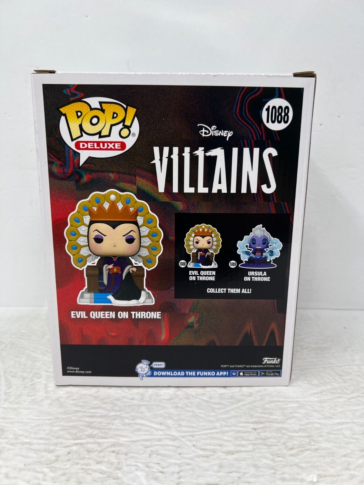 Funko Pop! Deluxe Disney Villains #1088 Evil Queen on the Throne Vinyl Figure