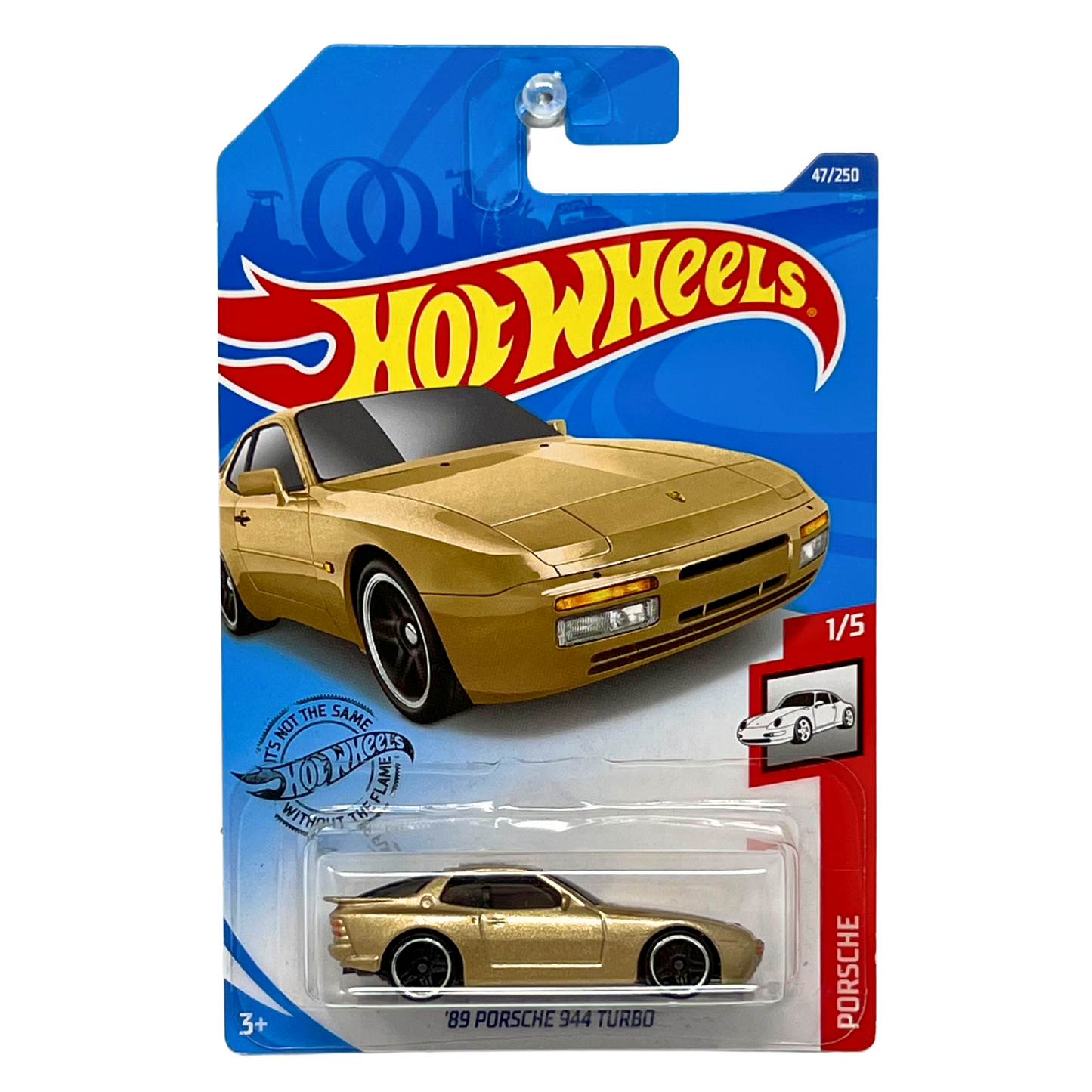 Hot Wheels 1989 Porsche 944 Turbo European Car 1:64 Diecast Gold