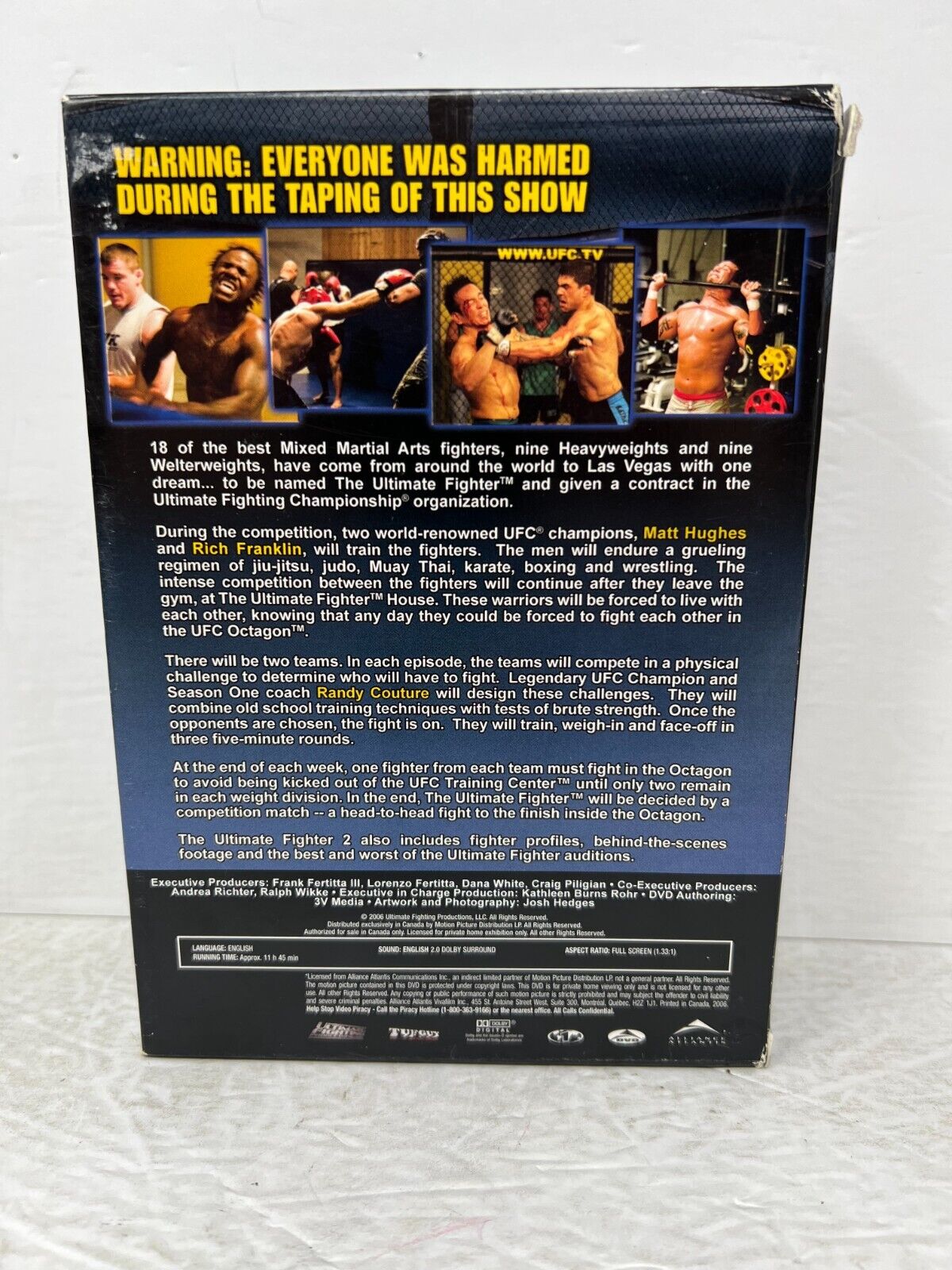 UFC The Ultimate Fighter Season 2 (DVD) Matt Hughes Rich Franklin