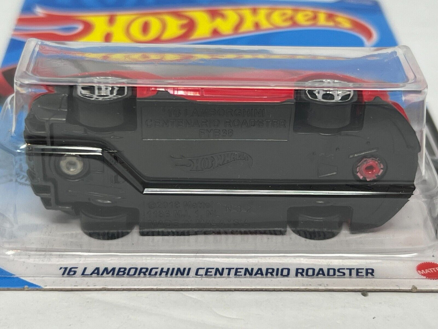 Hot Wheels HW Roadsters 2016 Lamborghini Centenario Roadster European Car 1:64 Diecast V4