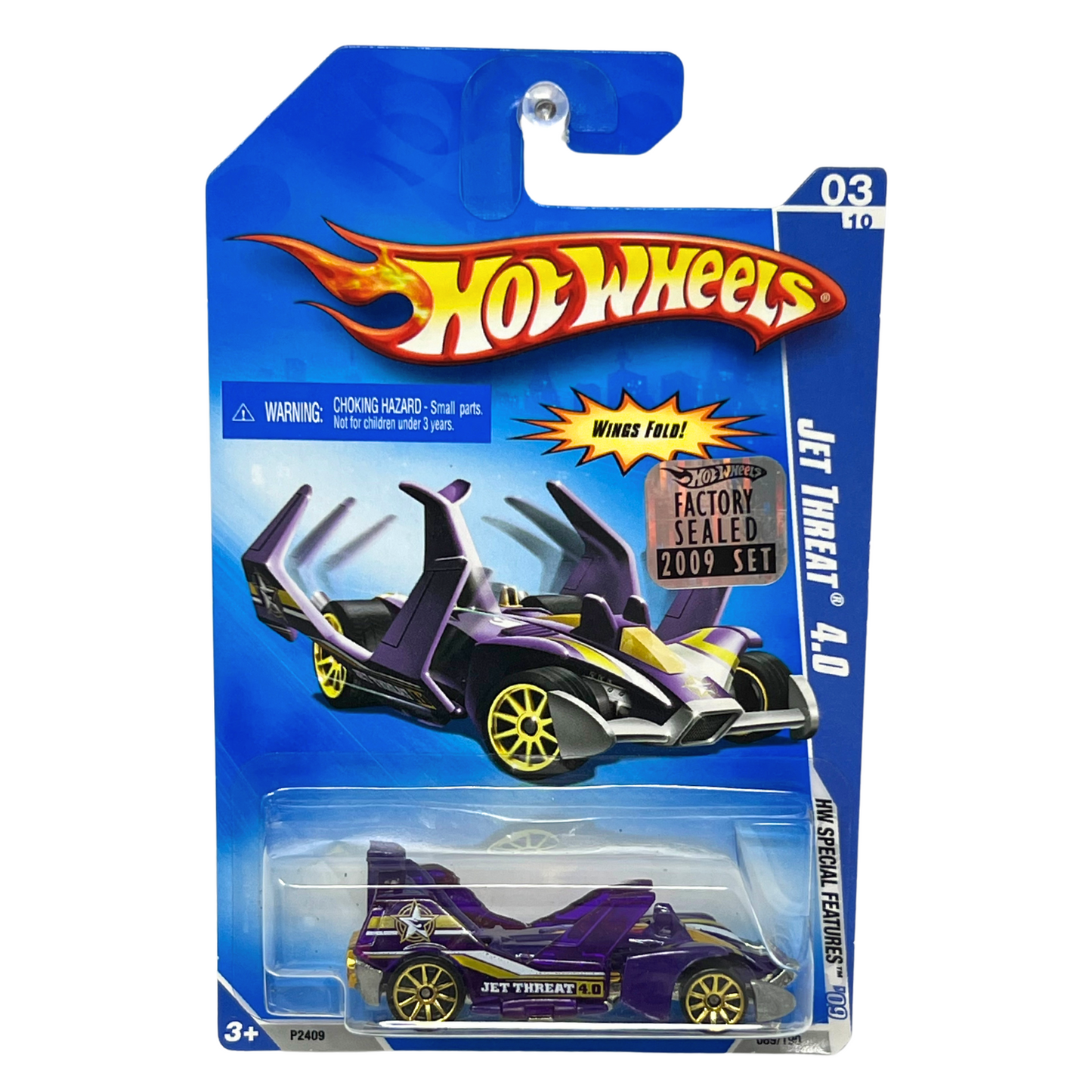 Hot Wheels HW Special Features Jet Threat 4.0 Fantasy Cars 1:64 Diecast Factory Sealed