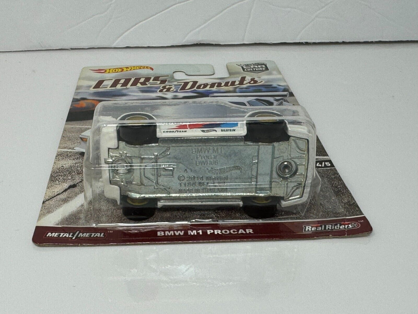Hot Wheels Cars & Donuts BMW M1 Procar Real Riders European Car 1:64 Diecast