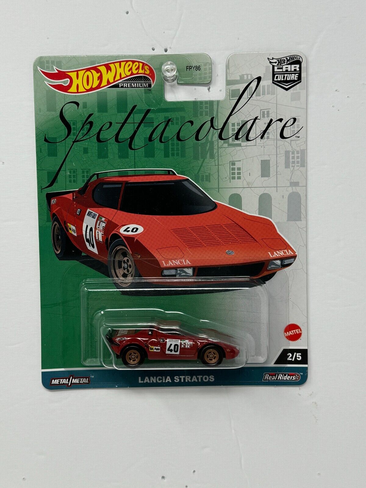 Hot Wheels Premium Spettacolare Lancia Stratos 1:64 Diecast