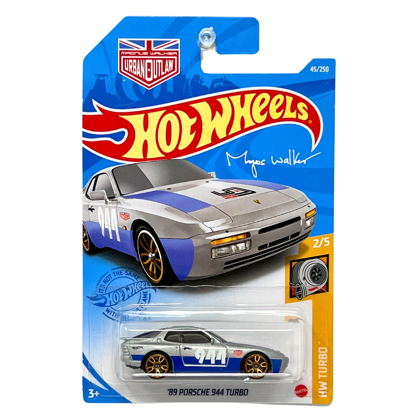 Hot Wheels HW Turbo 1989 Porsche 944 Turbo European Car 1:64 Diecast V4