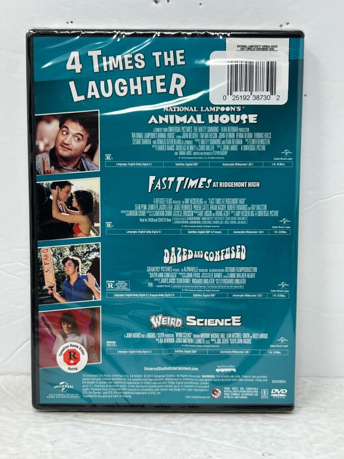 Animal House / Dazed and Confused / Fast Times (DVD) Brand New and Sealed!!!