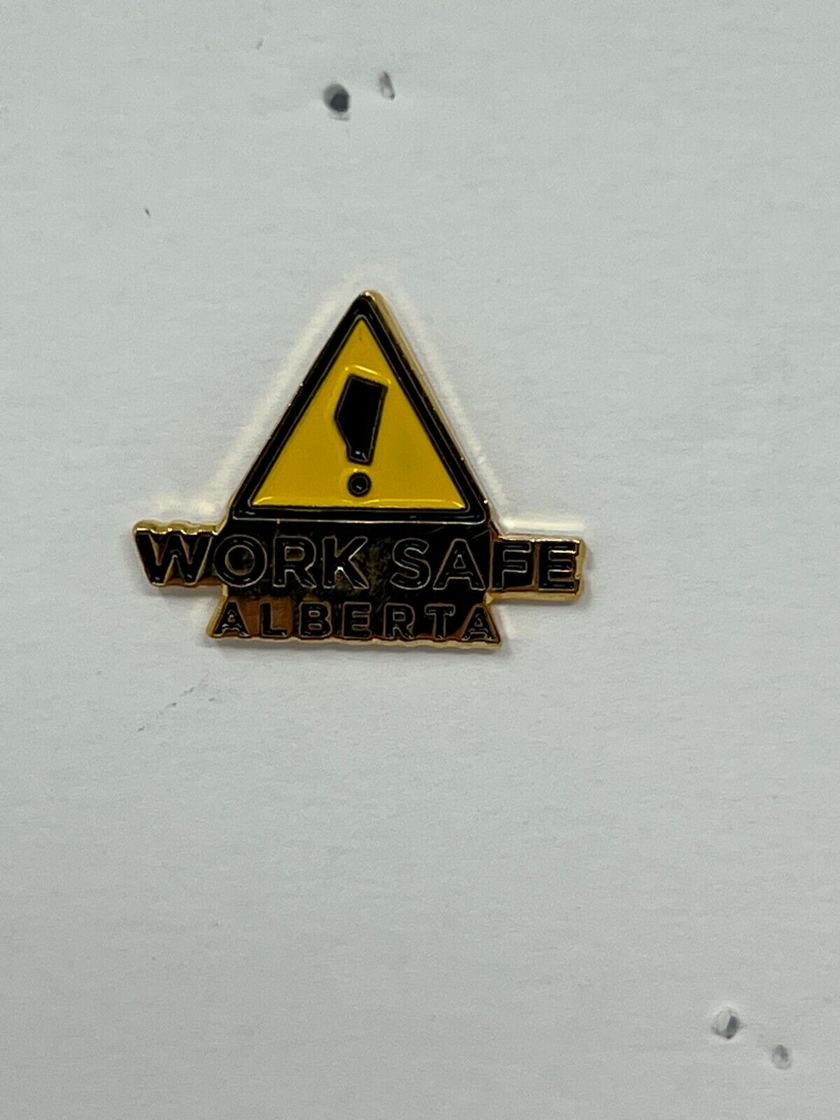 Work Safe Alberta Construction Safety Lapel Pin P2