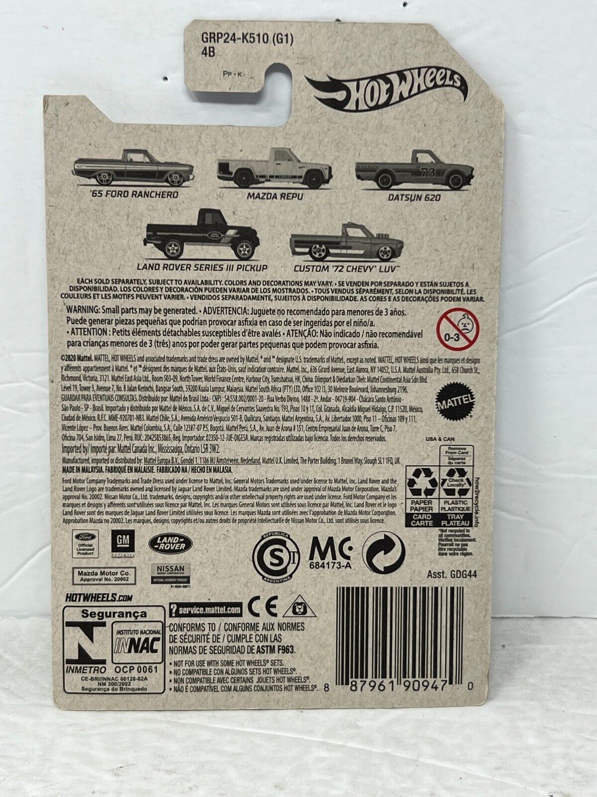 Hot Wheels Pickup Truck Series Mazda Repu Truck 1:64 Diecast V2