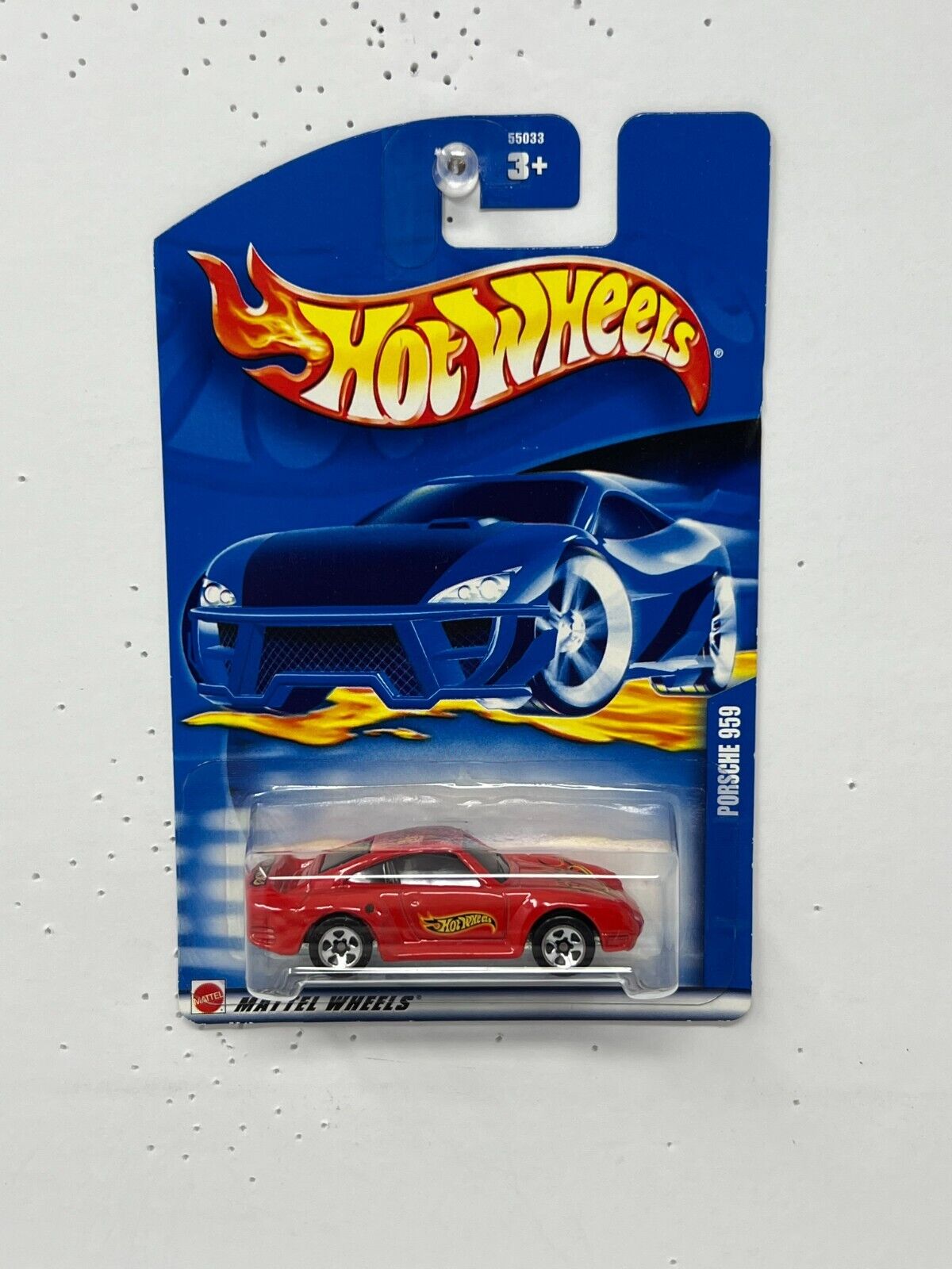 Hot Wheels Porsche 959 European Car 1:64 Diecast Red V2